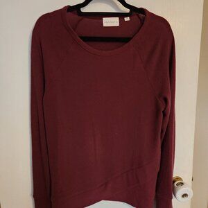 Super soft ruffle bottom sweater